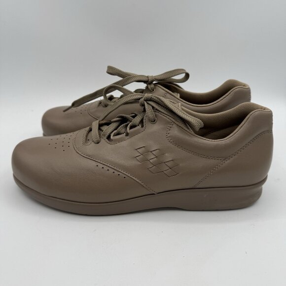 NEW $195 SAS Free Time Mocha Shoes 9.5 Women's Tripad Comfort Walking Tan Taupe - Picture 1 of 12